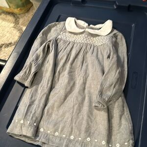 Little girls gray dress